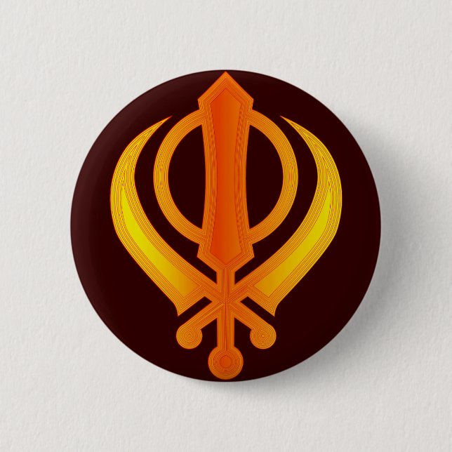 Khanda Button (Front)