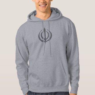 Khanda-Gray Hoodie