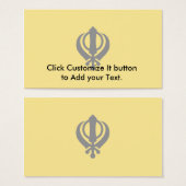 Khanda Sikhism (Front & Back)