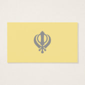 Khanda Sikhism (Back)