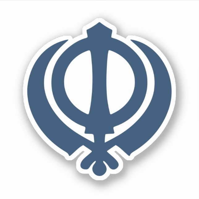 Khanda symbol (Sikh) Sticker (Front)