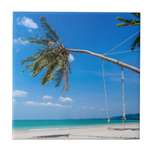 Khao Lak Beach Phuket Thailand gift Poster Jigsaw Ceramic Tile