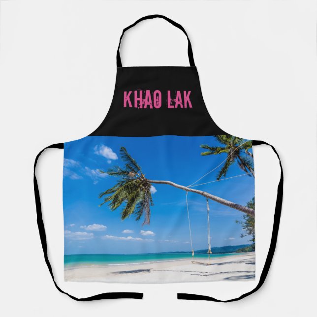 Khao Lak Phang-Nga Thailand Beach Panorama Holiday Apron (Front)