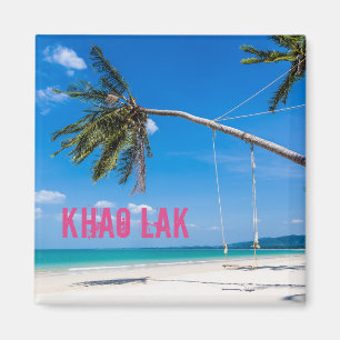 Khao Lak Phang-Nga Thailand Beach Panorama Holiday Magnet