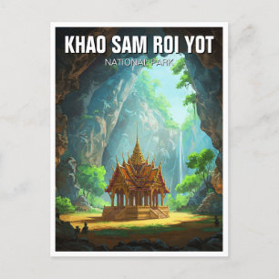 Khao Sam Roi Yot Phraya Nakhon Cave Thailand Postcard
