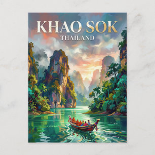 Khao Sok National Park Thailand Postcard
