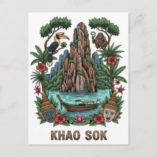 Khao Sok National Park Thailand Postcard