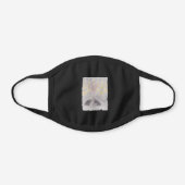 Khaos Crystal Black Cotton Face Mask (Front)