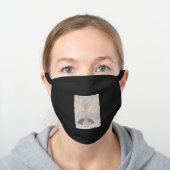 Khaos Crystal Black Cotton Face Mask (Worn)