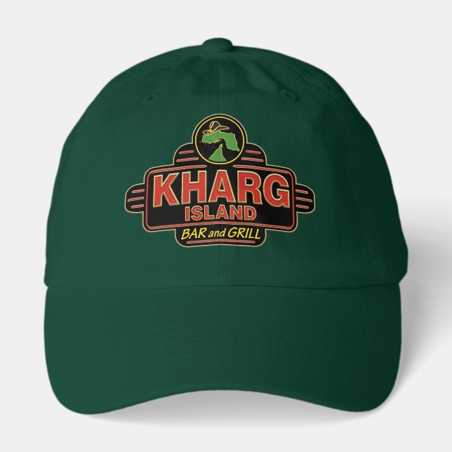 Kharg Island Bar and Grill Iran Ball Cap (Front)