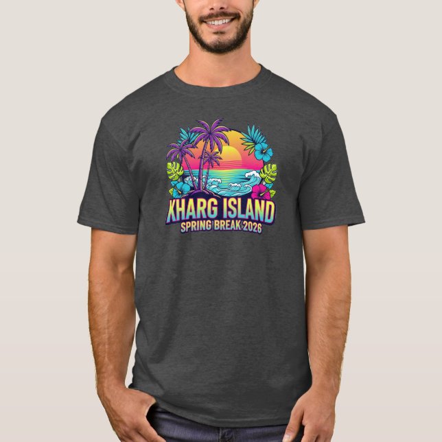Kharg Island Iran Spring Break 2026 Tee (Front)