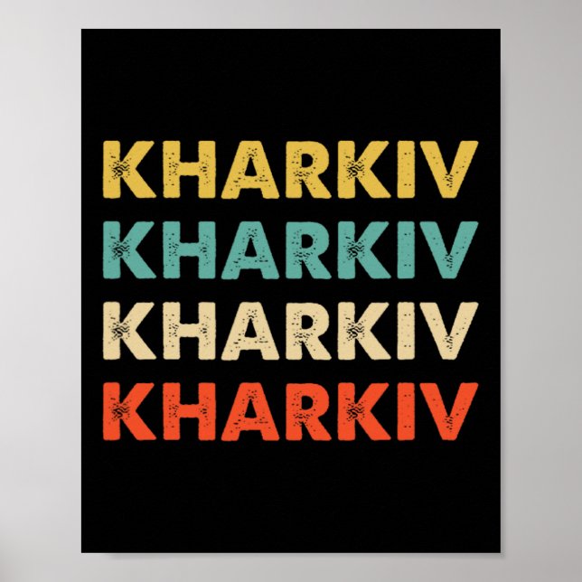 Kharkiv Ukraine  Poster (Front)