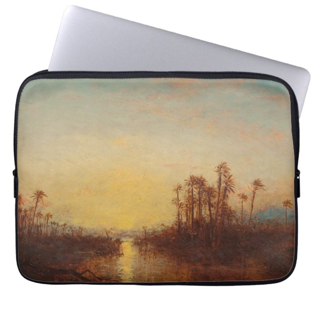 Khartoum, Coucher De Soleil – Félix Ziem Laptop Sleeve (Front)