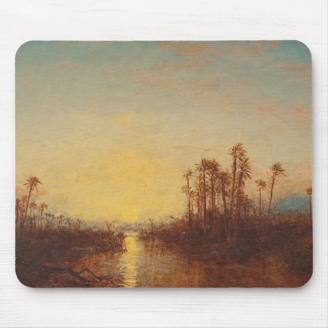 Khartoum, Coucher De Soleil – Félix Ziem Mouse Pad (Front)