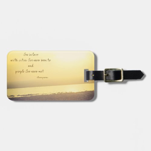 Khartoum Wanderlust Luggage Tag