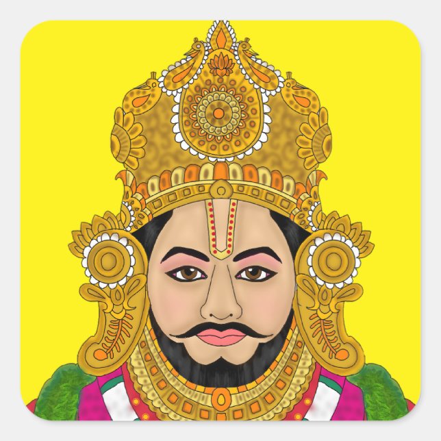 Khatoo Shyam Ji Sticker (Front)