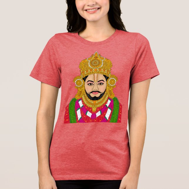 Khatoo Shyam T-Shirt Tri-Blend Shirt (Front)