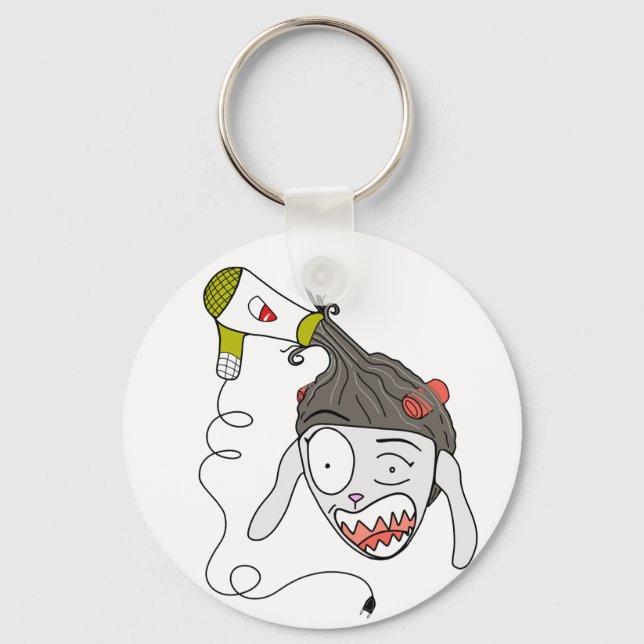 Khaty y el secador diabólico keychain (Front)
