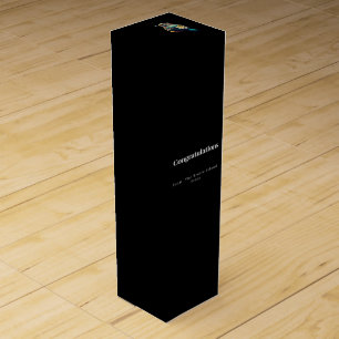 Khem Hummingbird Garden Wedding Wine Box Elegant