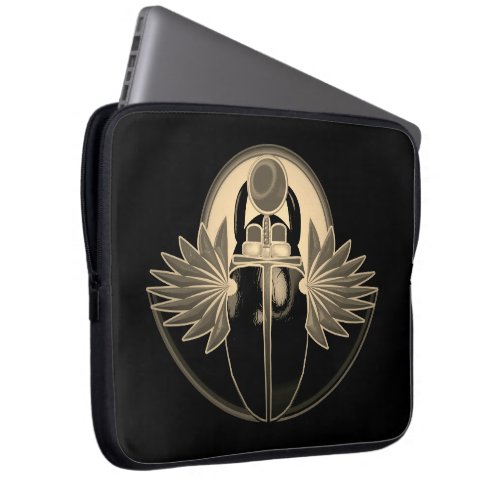 Kherpi God of the Rising Sunscarab beetle Laptop Sleeve