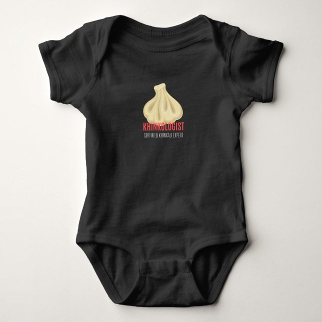 KHINKALI CERTIFIED EXPERT BABY BODYSUIT (Front)