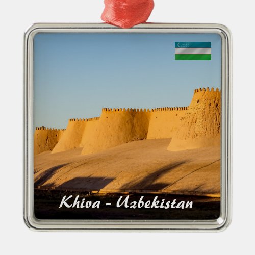 Khiva City Wall _ Uzbekistan Metal Ornament