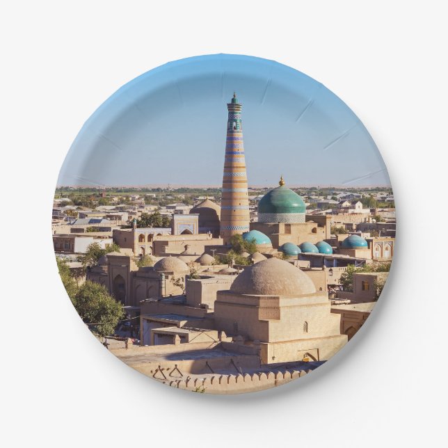 Khiva - Uzbekistan Paper Plates (Front)