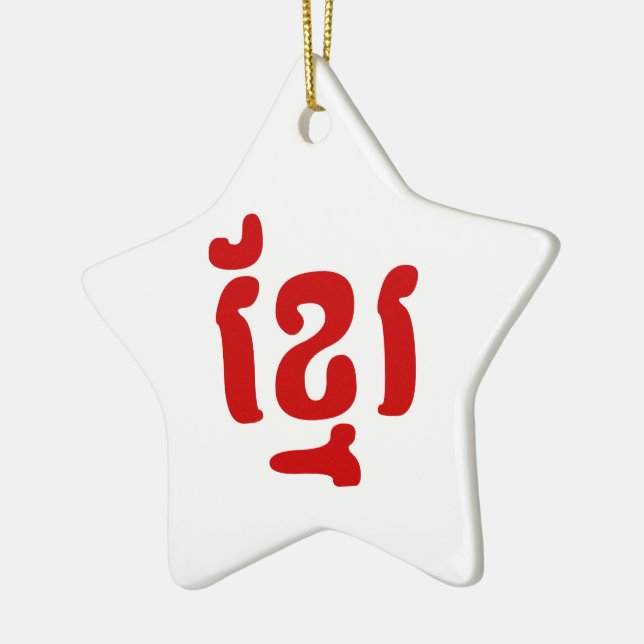 KHMER ខ្មែរ CERAMIC ORNAMENT (Left)