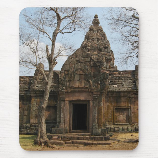 Khmer Castle ... Buriram, Isaan, Thailand Mouse Pad (Front)