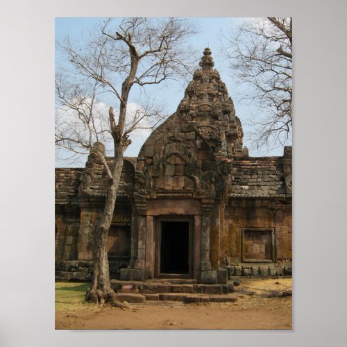 Khmer Castle  Buriram Isaan Thailand Poster