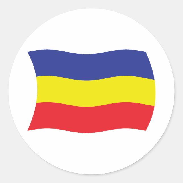 Khmer Kampuchea Krom Flag Sticker (Front)