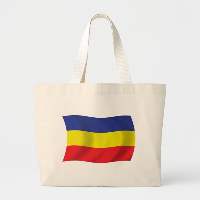 Khmer Kampuchea Krom Flag Tote Bag (Front)
