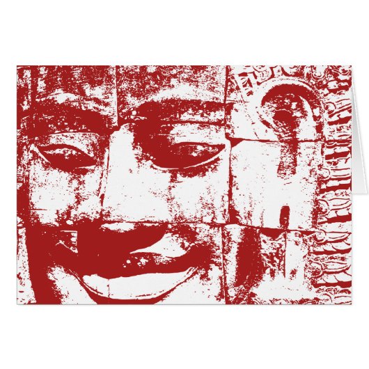 Khmer Stone Face ... Bayon Temple, Cambodia (Front Horizontal)