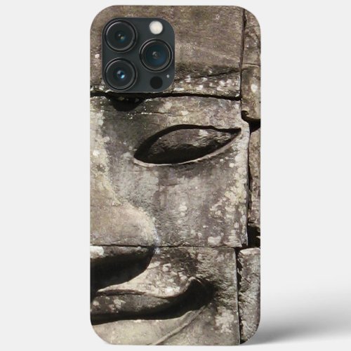 Khmer Stone Face  Bayon Temple Cambodia iPhone 13 Pro Max Case