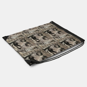 Khmer Stone Face ... Bayon Temple, Cambodia Drawstring Bag