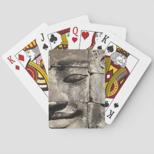 Khmer Stone Face ... Bayon Temple, Cambodia Poker Cards