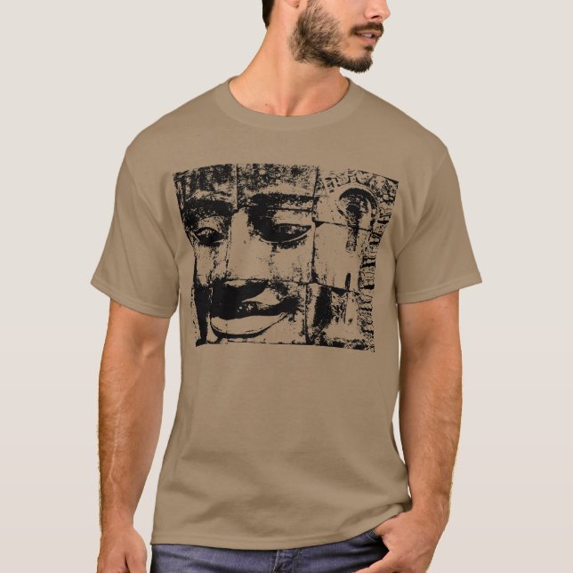 Khmer Stone Face ... Bayon Temple, Cambodia T-Shirt (Front)