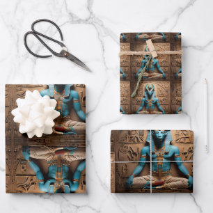 Khnum the ancient Egyptian god of creation Wrapping Paper Sheets