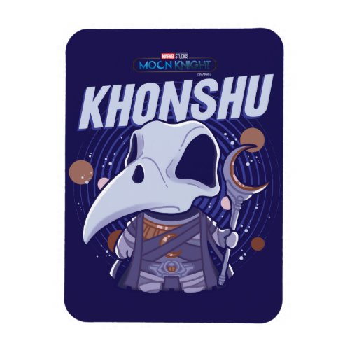 Khonshu Kawaii Celestial Graphic Magnet