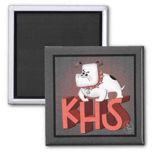 KHS Bulldog Magnet