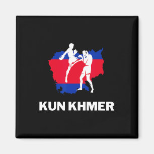 Khun Khmer Cambodia Martial Arts Kick Boxing Fight Magnet