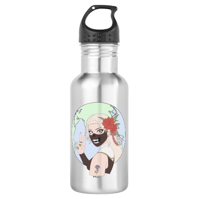 Ki 3 (Earth) Stainless Steel Water Bottle (Front)