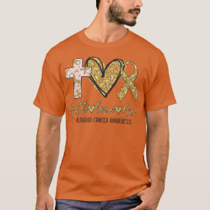 Ki Childhood Cancer Awareness Costume Faith Love C T-Shirt
