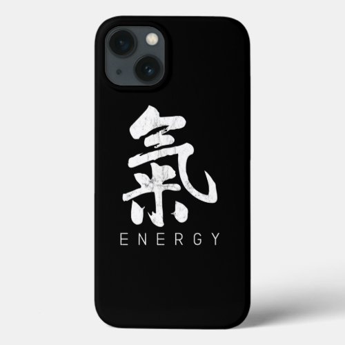 Ki Energy Japanese Kanji Calligraphy Zen  iPhone 13 Case