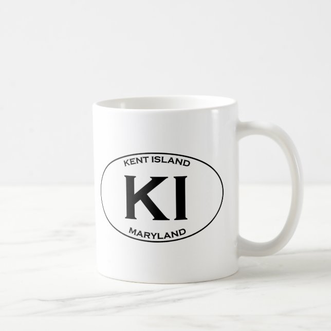 KI - Kent Island Maryland Coffee Mug (Right)