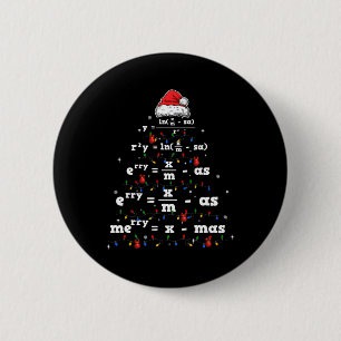Ki Math Teacher Christmas Matching Costume Math Lo Button
