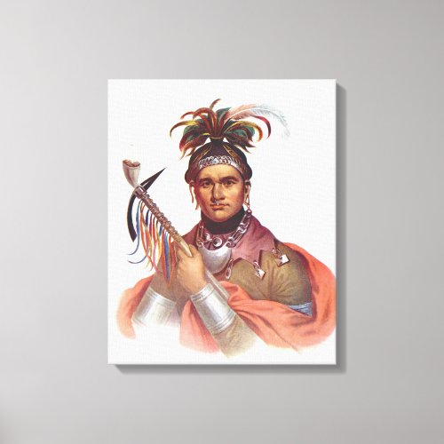 Ki_On_Twog_Ky or Complanter a Seneca Chief Canvas Print