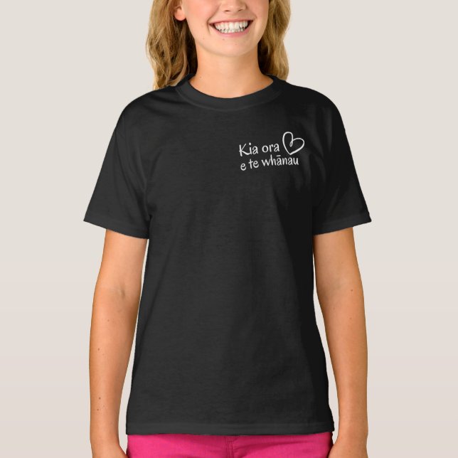 Kia ora e te whānau! For NZ family T-Shirt (Front)