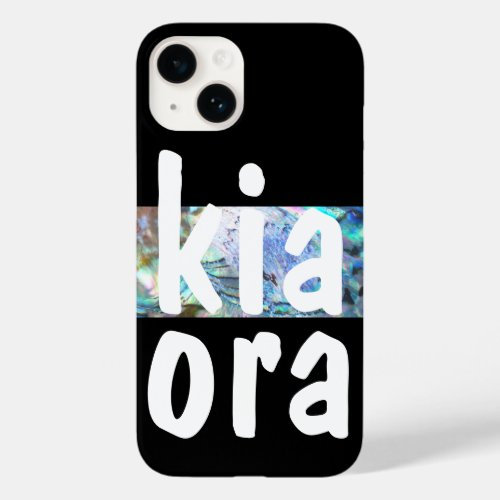 KIA ORA NEW ZEALAND GREETING PAUA NZ MAORI KIWI Case_Mate iPhone 14 CASE