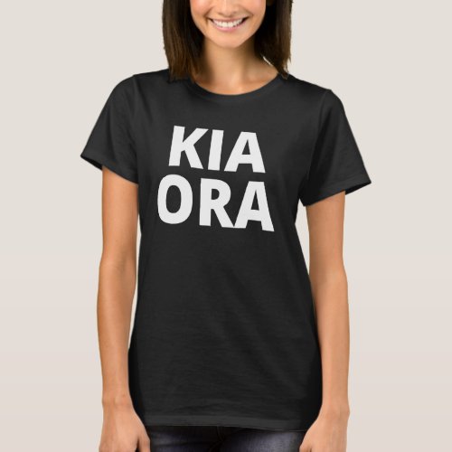 Kia Ora   New Zealand Maori T_Shirt